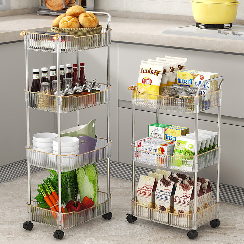 Trolley Wheel Cart Storage Rack Shelves Shelf