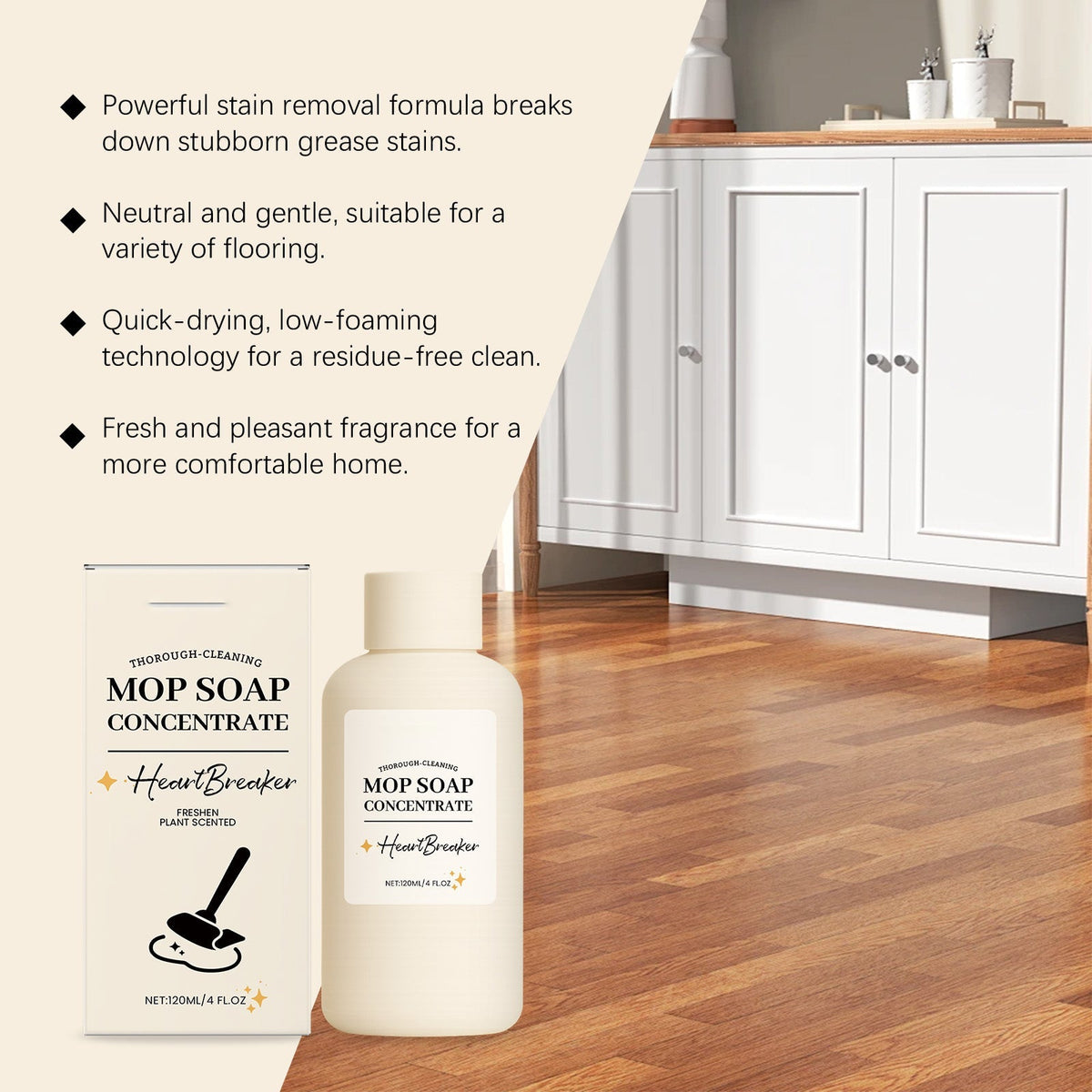 Thorough-Cleaning Mop Soap Concentrate