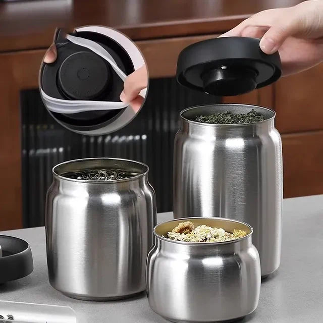 Vacuum Stainless Steel Canister for Storage