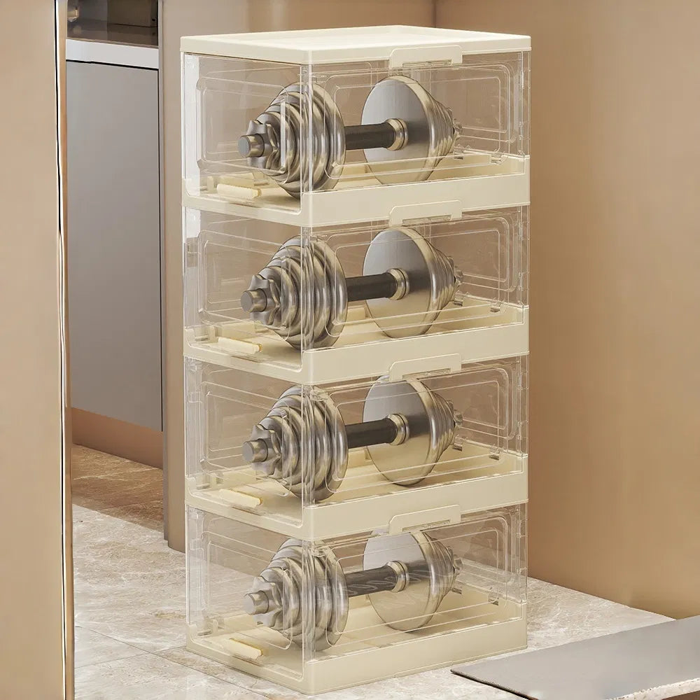 Clear Storage Box & Makeup Organizer