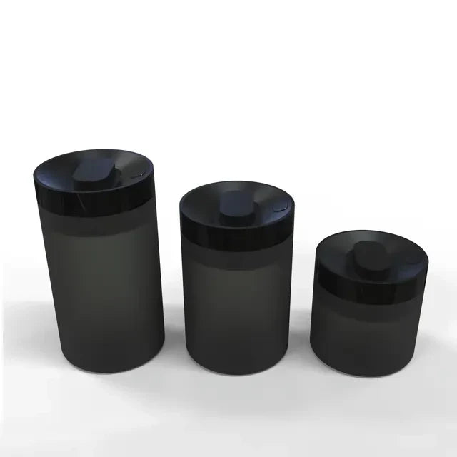 Storage Matte Glass Vacuum Canisters
