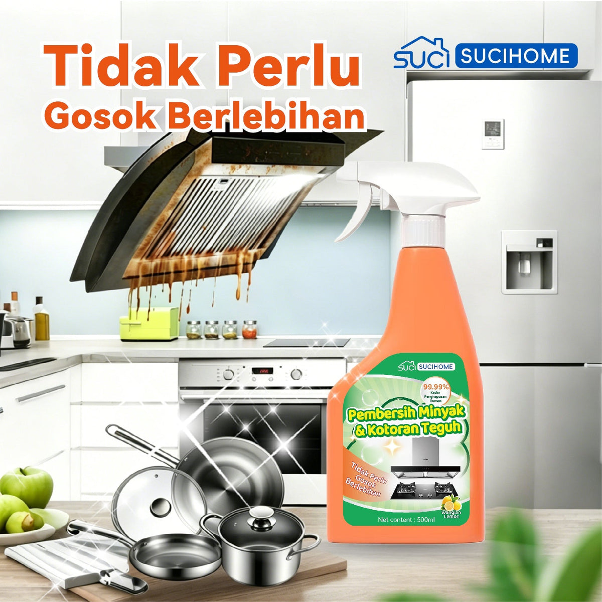 Heavy Duty Kitchen Degreaser Spray
