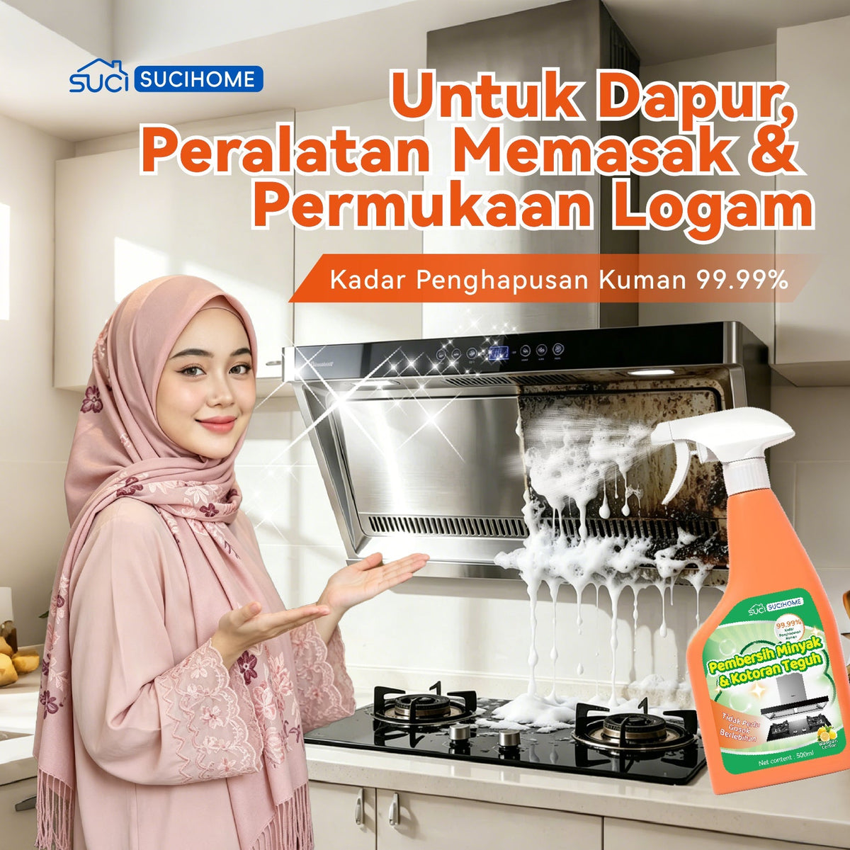 Heavy Duty Kitchen Degreaser Spray