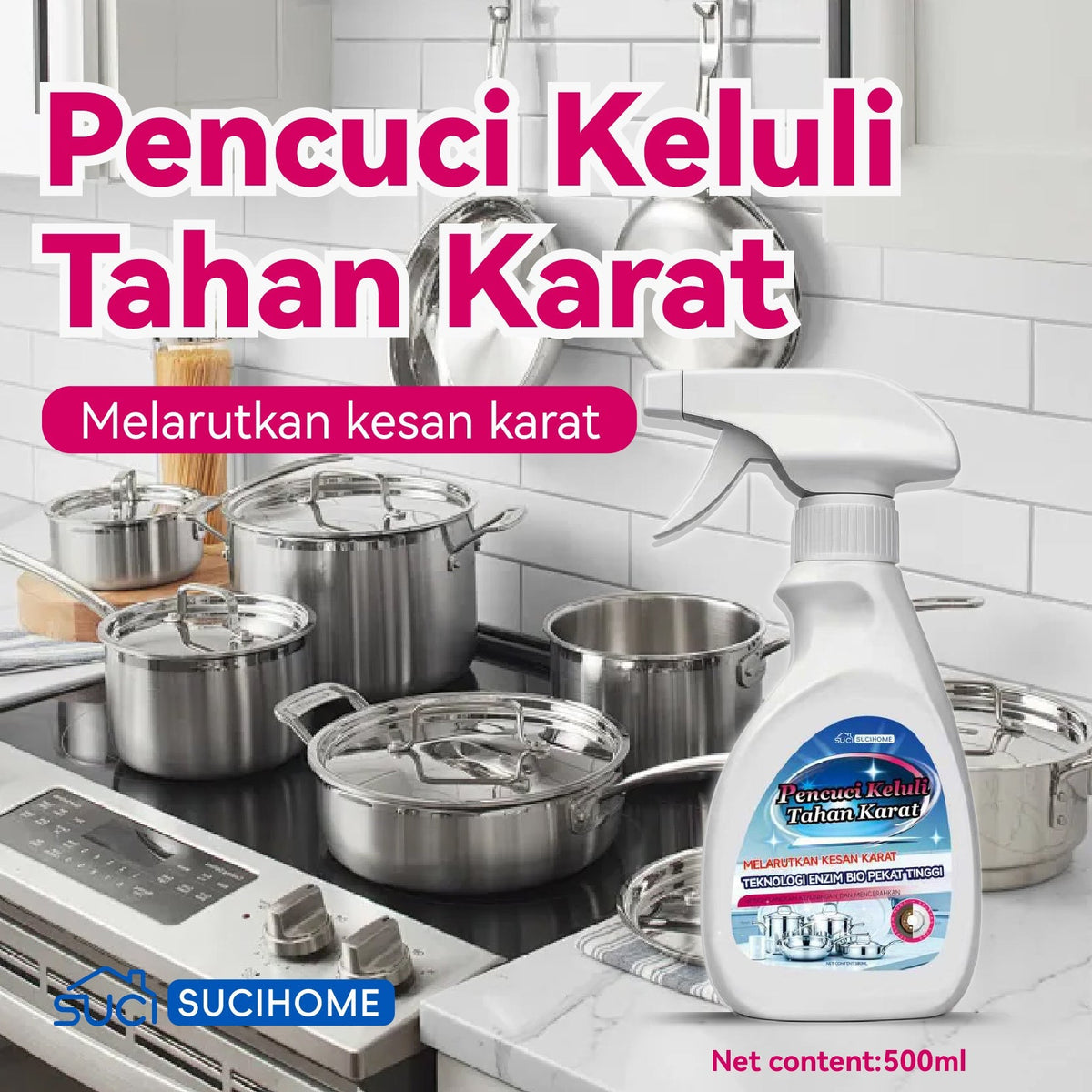 Heavy Duty Stainless Steel Cleaner Spray