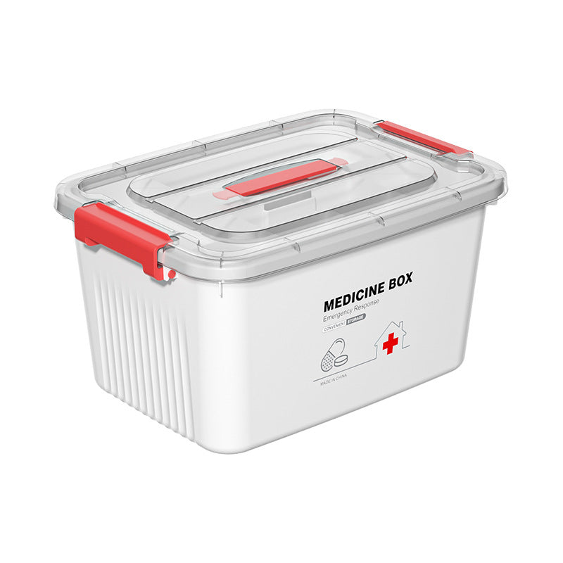 Medicine Large Capacity Plastic Transparent Box