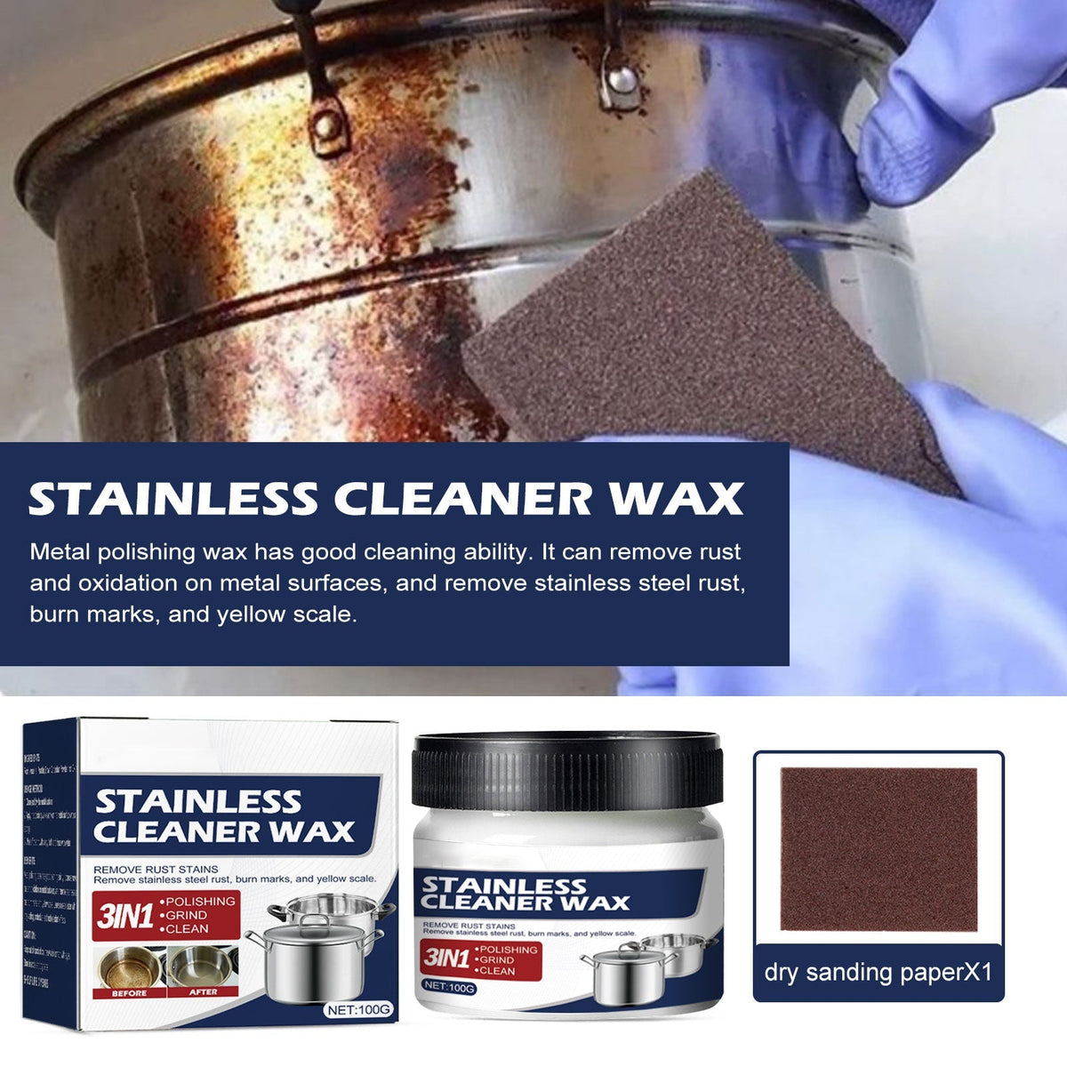 Premium Metal Polishing Wax