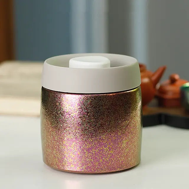 Pure Titanium Storage Box Vacuum EDC Container