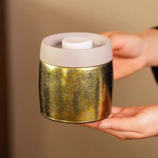 Pure Titanium Storage Box Vacuum EDC Container