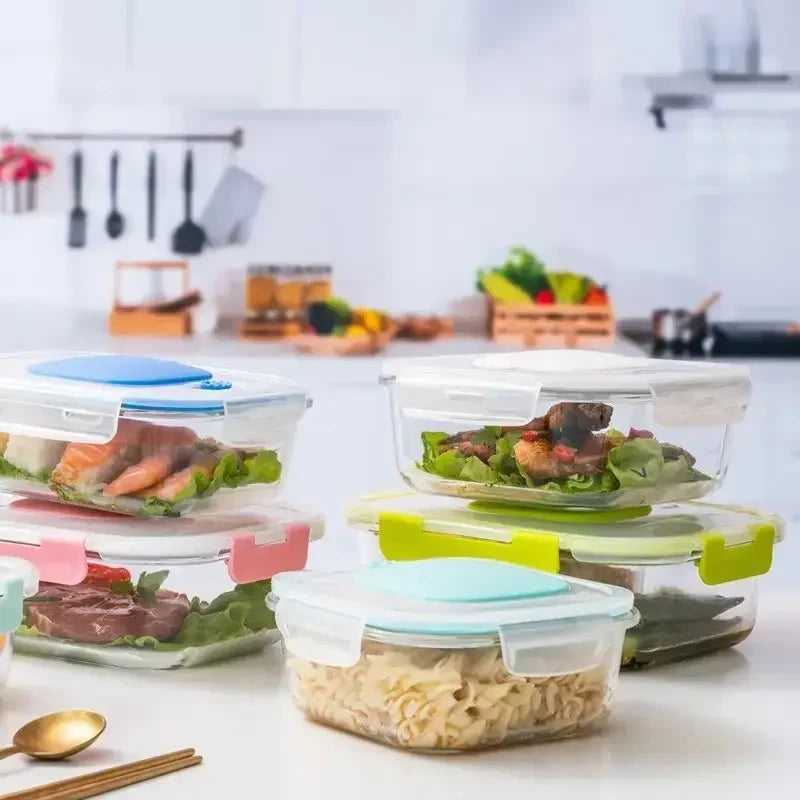 Reusable Borosilicate Glass Container Vacuum