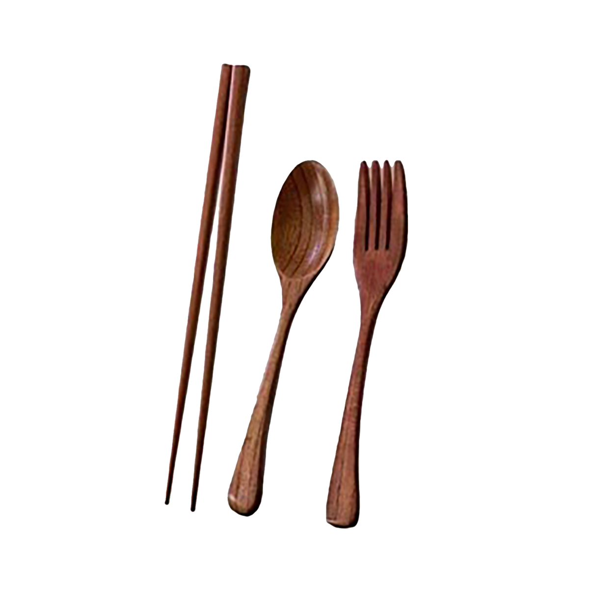 Reusable Wooden Cutlery Set