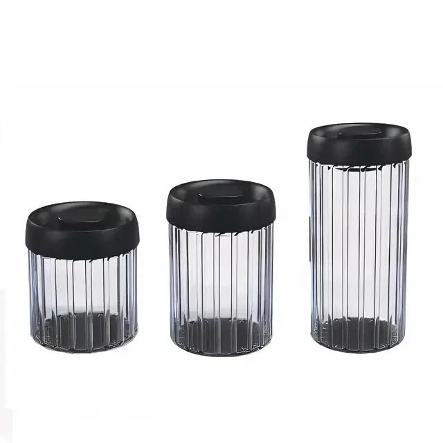 Ripple Vacuum Borosilicate Glass Sealed Jar