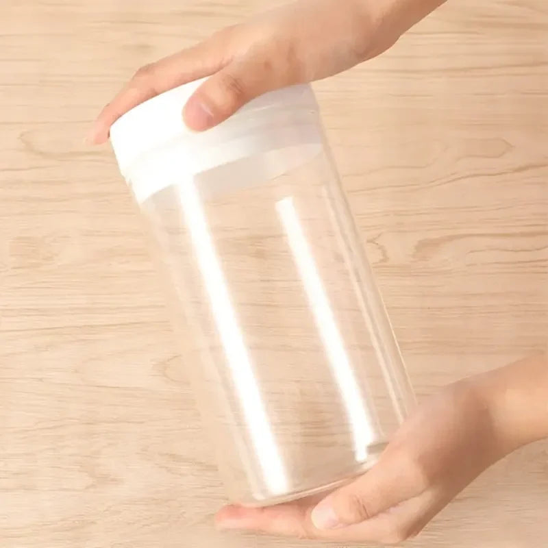 1.0L Round Glass Fridge Vacuum Food Container
