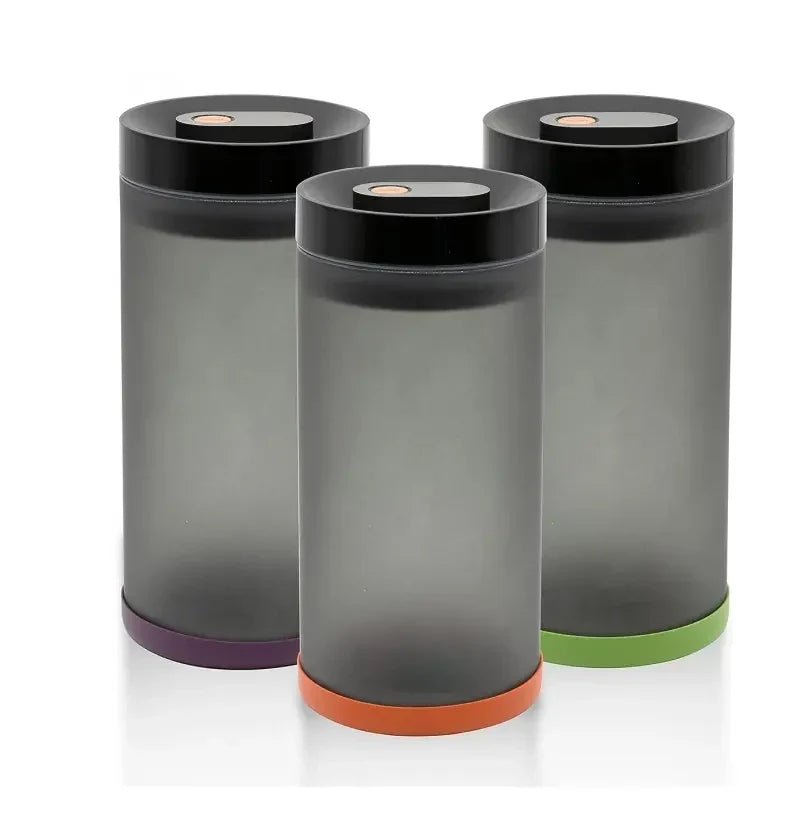 1.0L Round Glass Fridge Vacuum Food Container