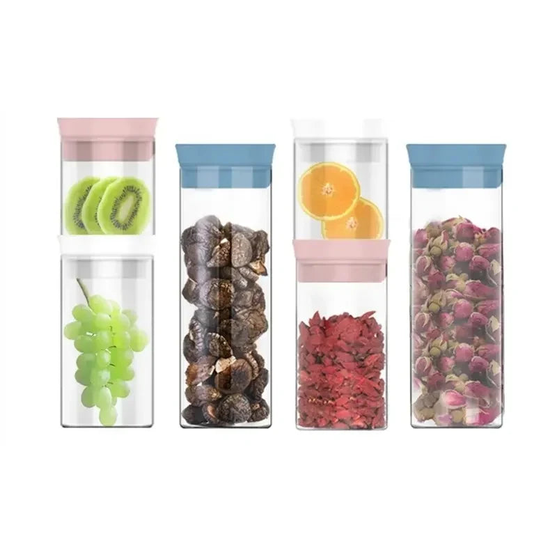1.2 L Round Glass Vacuum Food Container