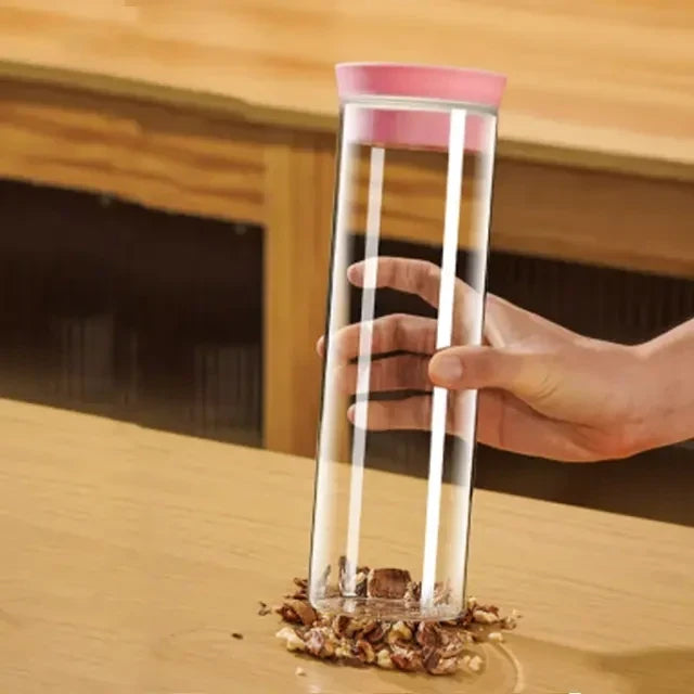 1.2 L Round Glass Vacuum Food Container