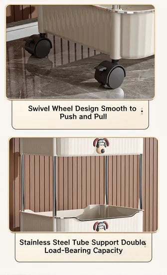 Shelf & Shelves Stylish Trolley Tableware & Snacks