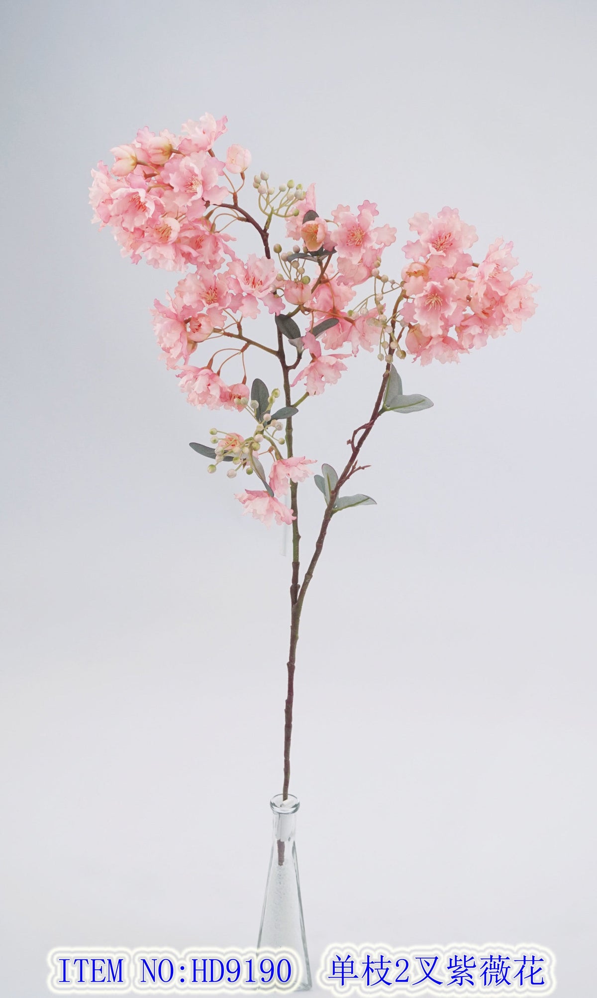 Single 2-prong crape myrtle flower
