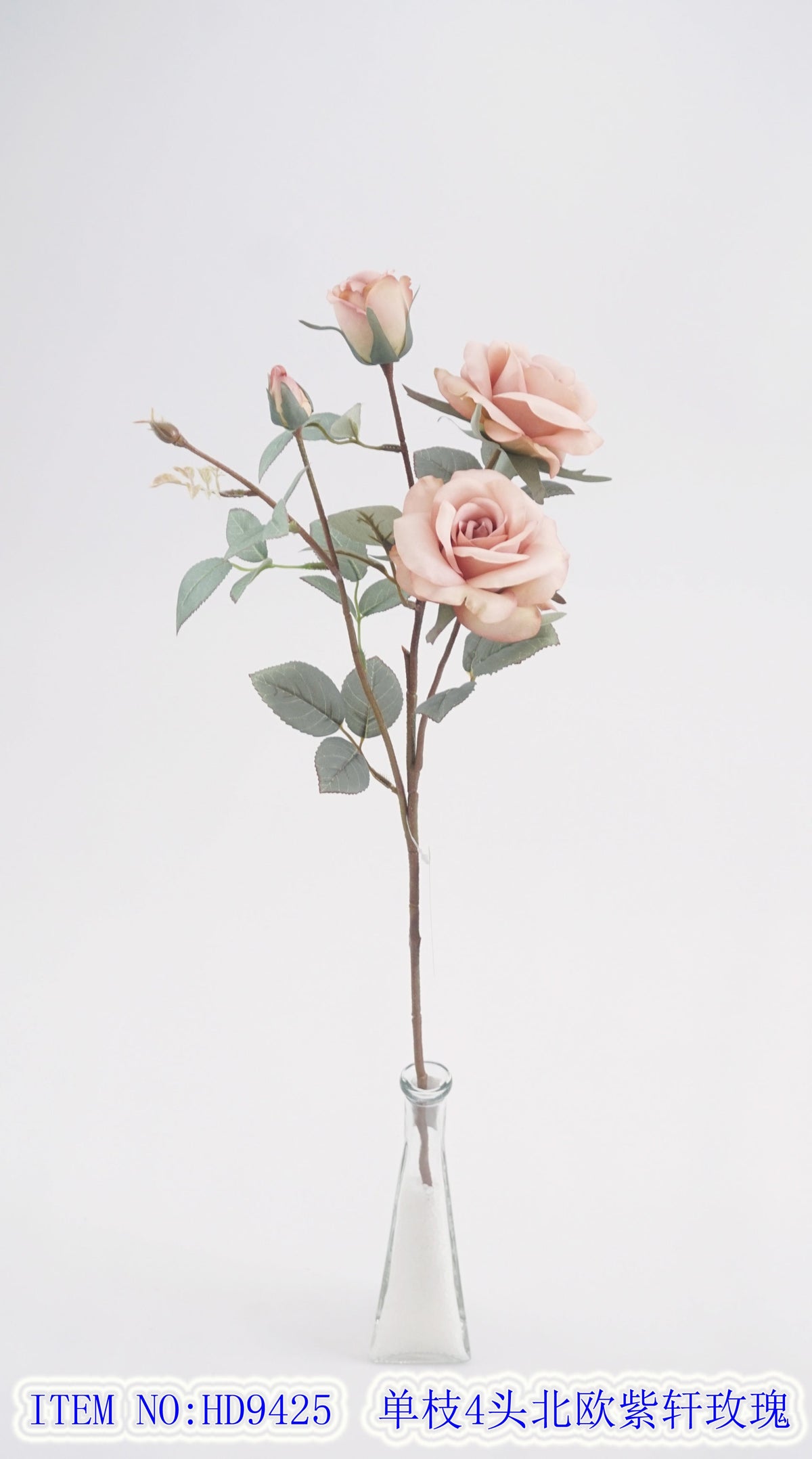Single Branch 4 Nordic Zixuan Rose