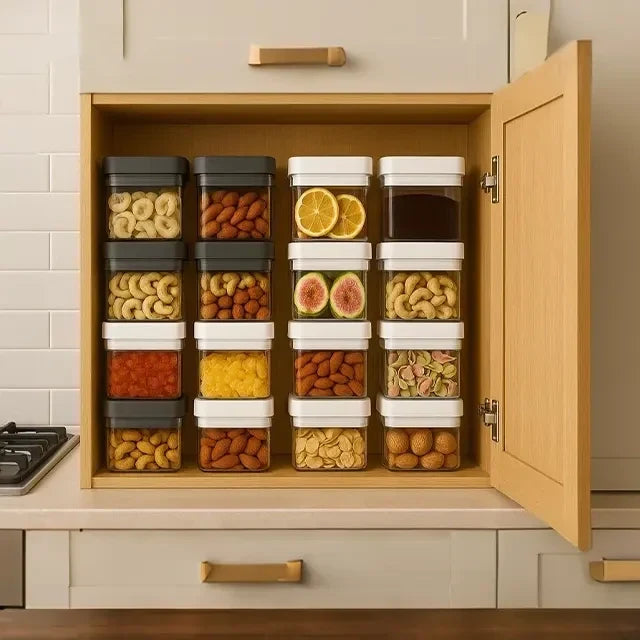 Square High Vacuum Food Storage Canister