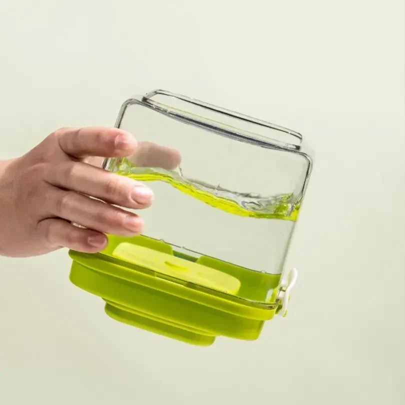 Square Plastic Container Vacuum Canisters Set