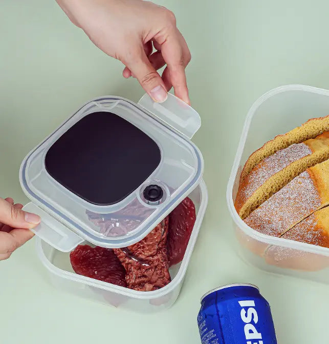 Square Plastic Vacuum Lunch Box