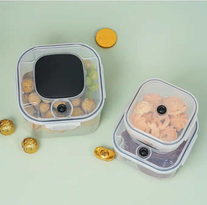 Square Plastic Vacuum Lunch Box