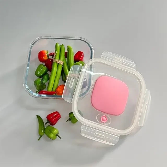 Square Press Vacuum Sealing Fresh Box