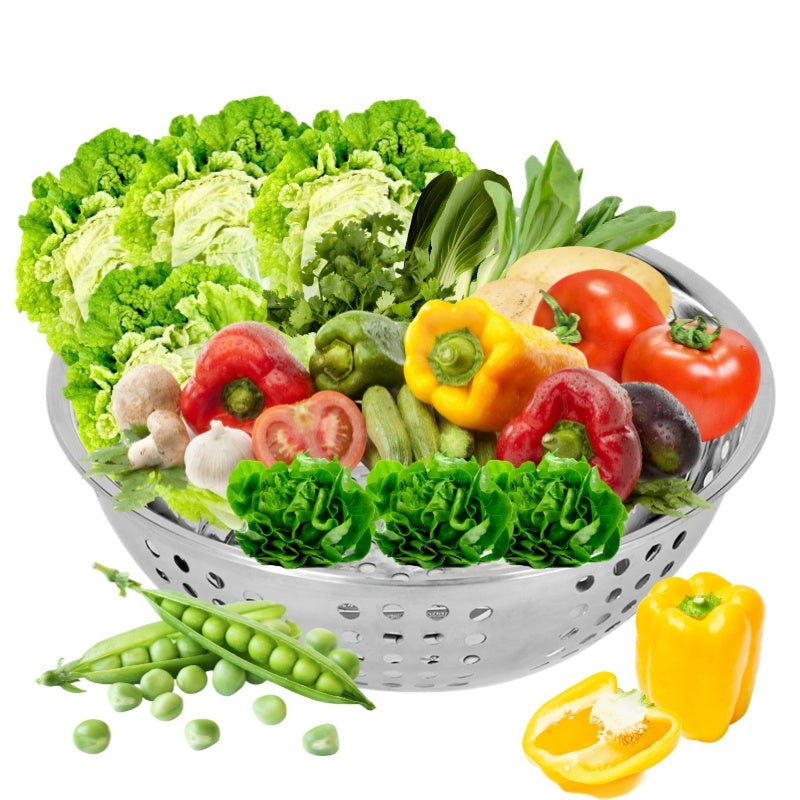 Stainless Steel Non-magnetic Macropore Colander Basket