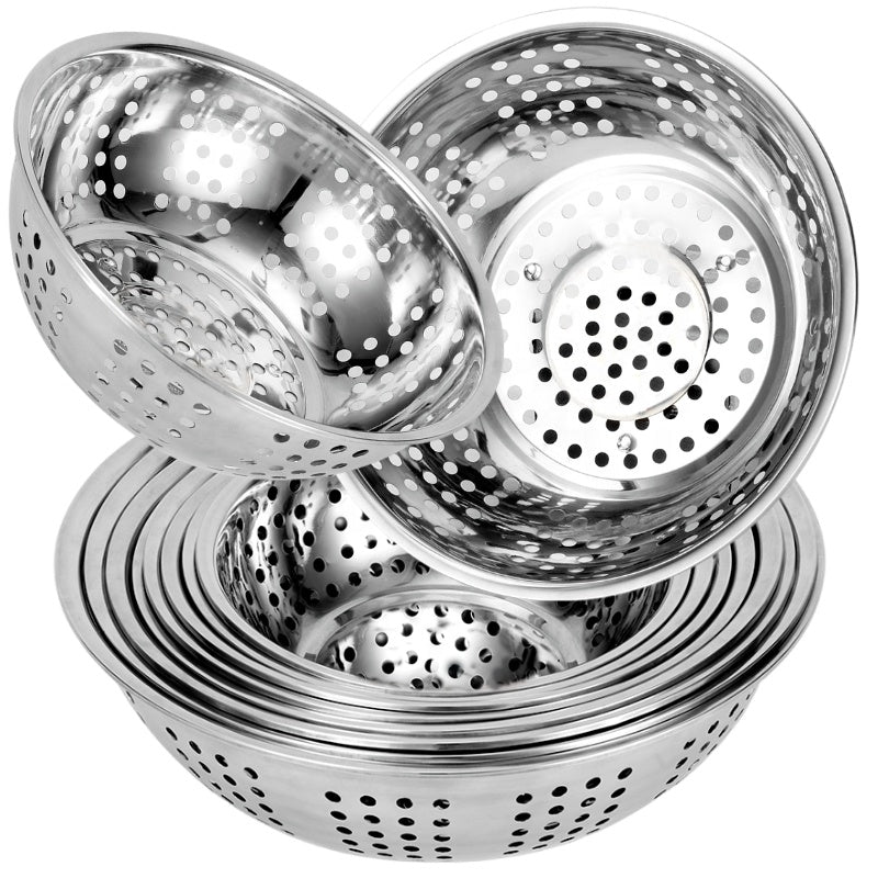 Stainless Steel Non-magnetic Macropore Colander Basket