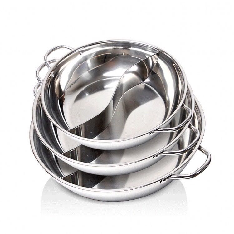 Stainless Steel Non-magnetic Double-Flavor Pot