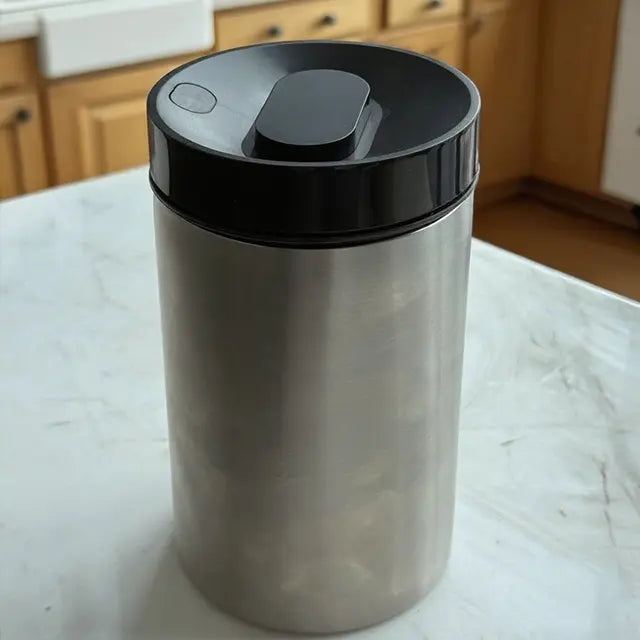 Stainless Steel Vacuum Storage Jar Separate Release Button