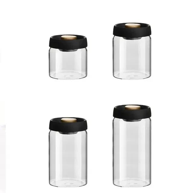 Vacuum Coffee Canisters with Airtight Lids