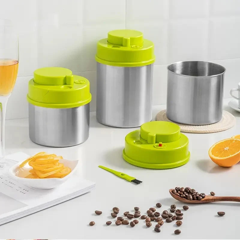 Custom Airtight Storage Jar Stainless Steel