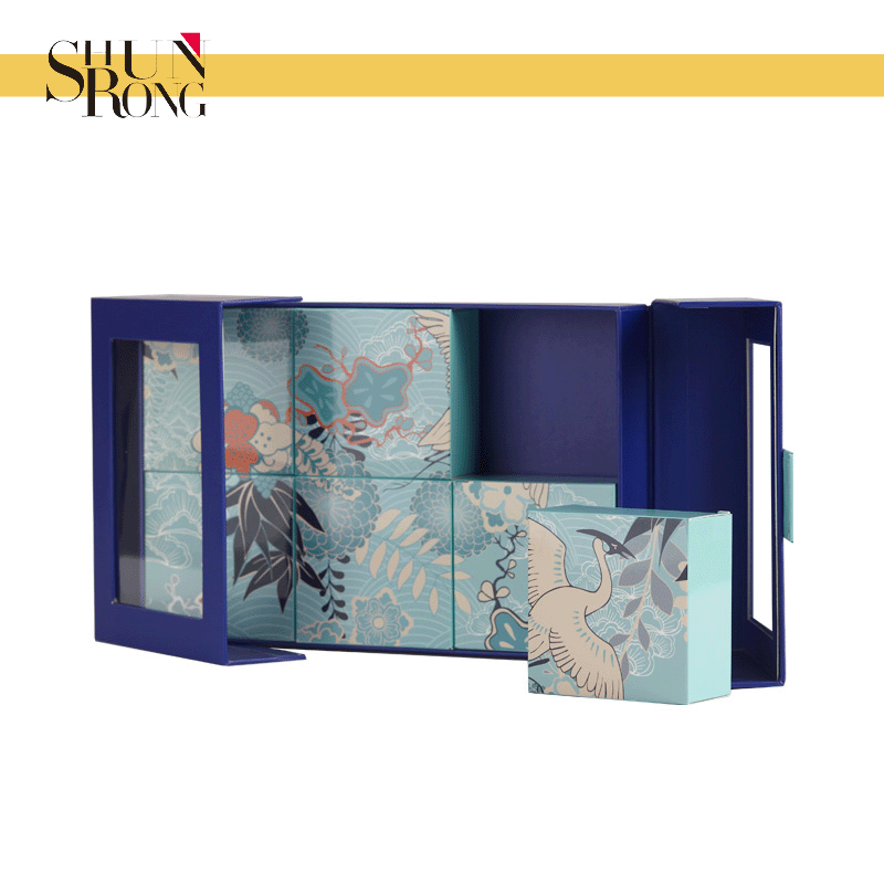 Custom logo printed special 6 days countdown calendar box