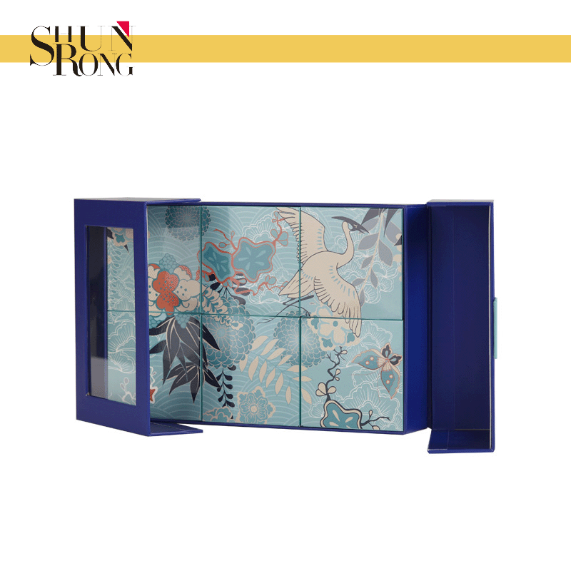Custom logo printed special 6 days countdown calendar box