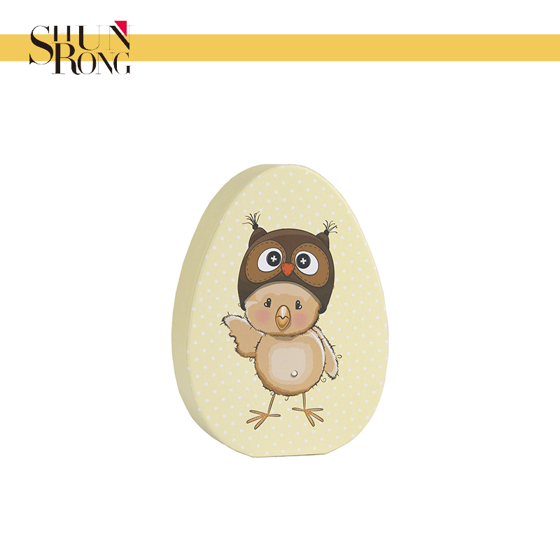 Egg shaped base box with lid